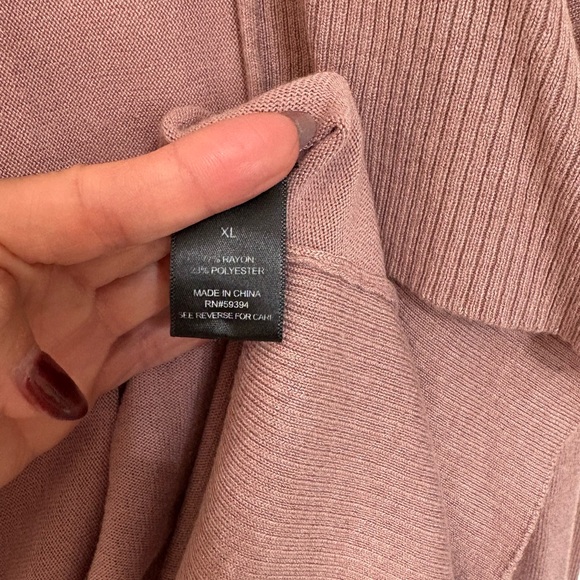 Women's Pink Cardigan - Picture 5 of 5